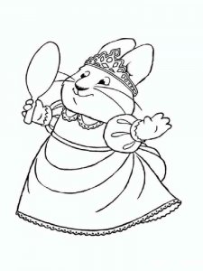 Max and Ruby coloring page 4 - Free printable