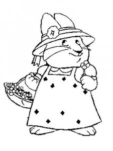 Max and Ruby coloring page 9 - Free printable