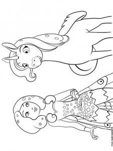 Mia and Me coloring page 1 - Free printable