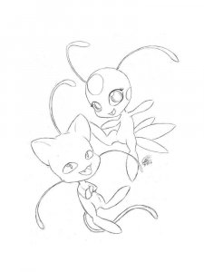 Miraculous: Tales of Ladybug & Cat Noir coloring page 15 - Free printable