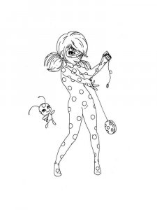 Miraculous: Tales of Ladybug & Cat Noir coloring page 46 - Free printable