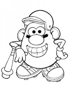 Mr. Potato Head coloring page 11 - Free printable