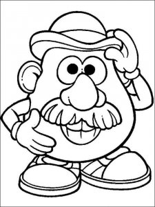 Mr. Potato Head coloring page 21 - Free printable