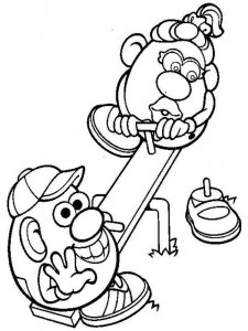 Mr. Potato Head coloring page 3 - Free printable