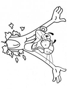 The Pink Panther coloring page 10 - Free printable