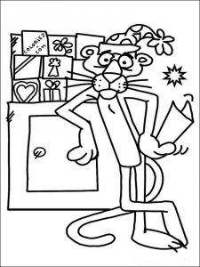 The Pink Panther coloring page 17 - Free printable