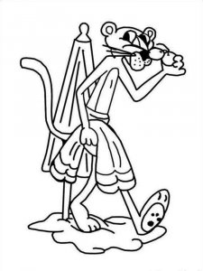 The Pink Panther coloring page 19 - Free printable