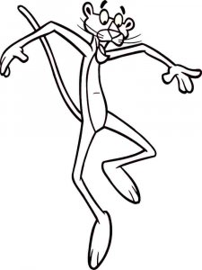 The Pink Panther coloring page 5 - Free printable