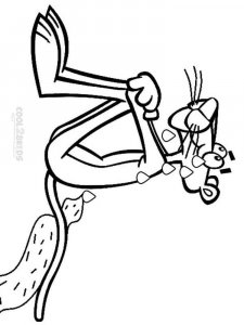 The Pink Panther coloring page 6 - Free printable