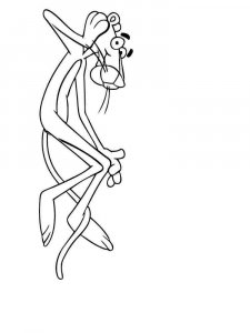 The Pink Panther coloring page 7 - Free printable