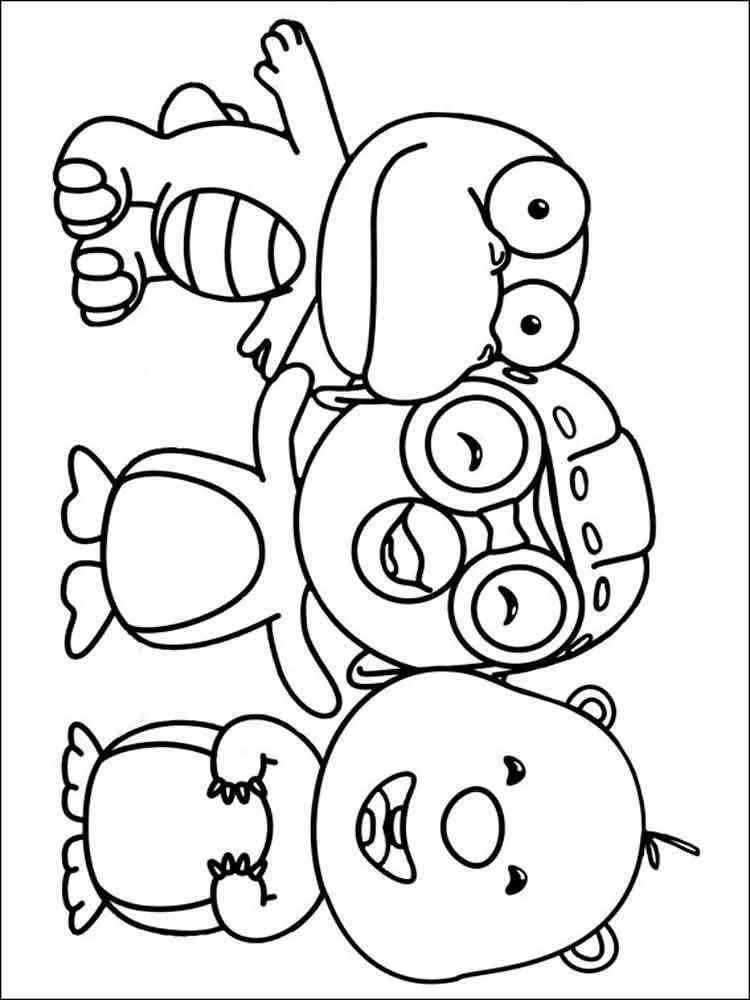 Pororo Penguin Coloring Pages Free Printable 17 Cartoon Penguins