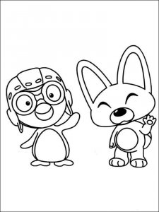 Pororo the Little Penguin coloring page 13 - Free printable