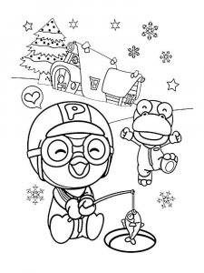Pororo the Little Penguin coloring page 18 - Free printable