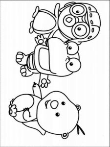Pororo the Little Penguin coloring page 2 - Free printable