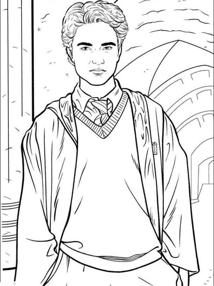 Harry Potter Goblet Of Fire Coloring Pages / Two-In-One Review: Harry