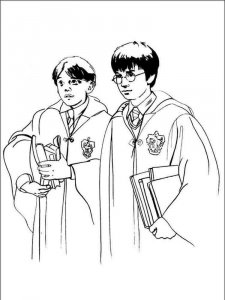 Harry Potter coloring page 2 - Free printable
