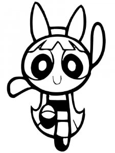 Powerpuff buttercup coloring page 11 - Free printable
