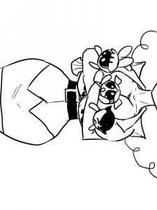 Powerpuff buttercup coloring page 13 - Free printable