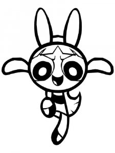 Powerpuff buttercup coloring page 15 - Free printable