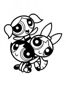 Powerpuff buttercup coloring page 18 - Free printable