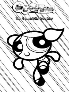 Powerpuff buttercup coloring page 23 - Free printable