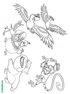 Rio Disney coloring page 16 - Free printable