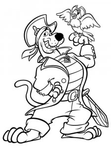 Scooby-Doo coloring page 52 - Free printable