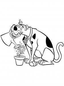 Scooby-Doo coloring page 44 - Free printable