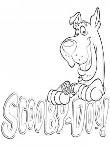 Scooby-Doo coloring page 12 - Free printable