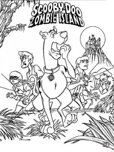 Scooby-Doo coloring page 15 - Free printable