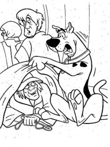 Scooby-Doo coloring page 17 - Free printable