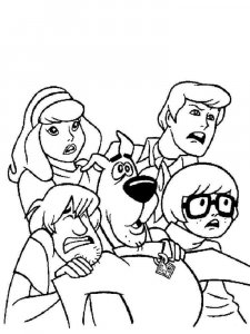 Scooby-Doo coloring page 19 - Free printable