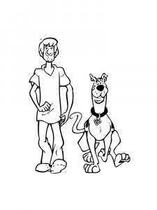 Scooby-Doo coloring page 25 - Free printable