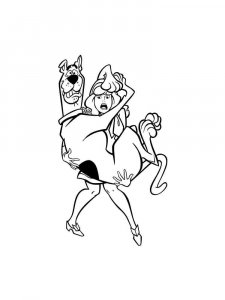 Scooby-Doo coloring page 32 - Free printable