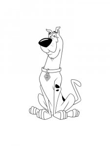 Scooby-Doo coloring page 35 - Free printable