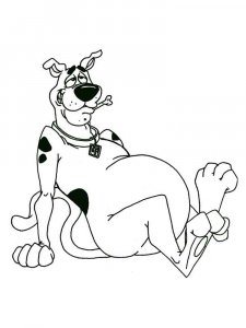 Scooby-Doo coloring page 37 - Free printable