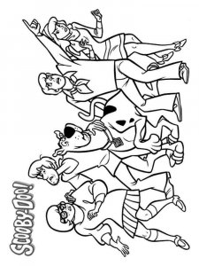 Scooby-Doo coloring page 6 - Free printable