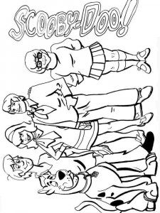 Scooby-Doo coloring page 7 - Free printable