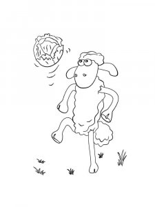 Shaun the Sheep coloring page 21 - Free printable