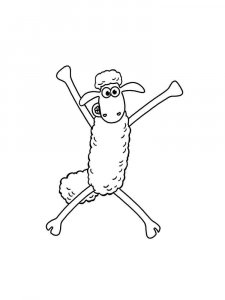 Shaun the Sheep coloring page 24 - Free printable