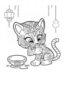 Shimmer and Shine coloring page 22 - Free printable