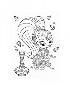 Shimmer and Shine coloring page 23 - Free printable
