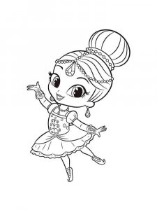 Shimmer and Shine coloring page 24 - Free printable