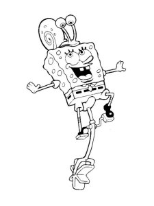 SpongeBob SquarePants coloring page 79 - Free printable