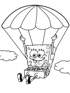 SpongeBob SquarePants coloring page 81 - Free printable