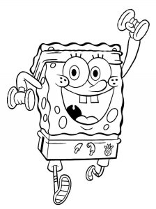 SpongeBob SquarePants coloring page 68 - Free printable