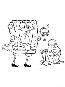 SpongeBob SquarePants coloring page 90 - Free printable