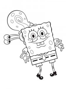SpongeBob SquarePants coloring page 92 - Free printable
