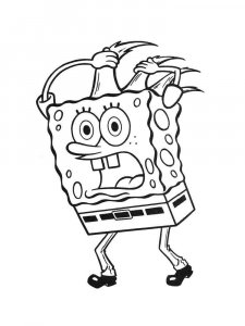 SpongeBob SquarePants coloring page 93 - Free printable