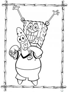SpongeBob SquarePants coloring page 11 - Free printable